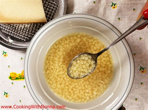 Stelline Pastina with Parmigiano - Cooking with Nonna