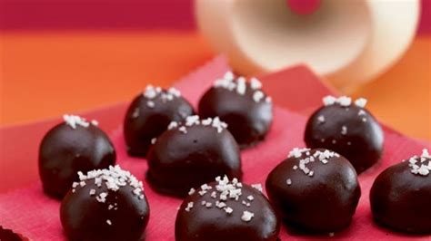 Caramel-Dark Chocolate Truffles with Fleur de Sel