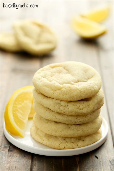 Soft and Chewy Lemon Sugar Cookies | Baked by Rachel