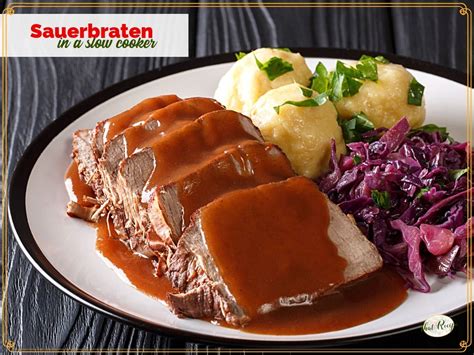 Traditional German Sauerbraten in the Slow Cooker - That …