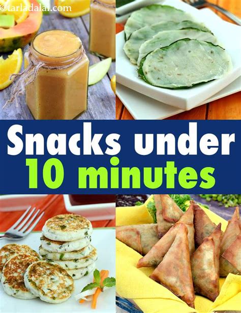 quick Indian snacks under 10 minutes recipes | Indian Veg …