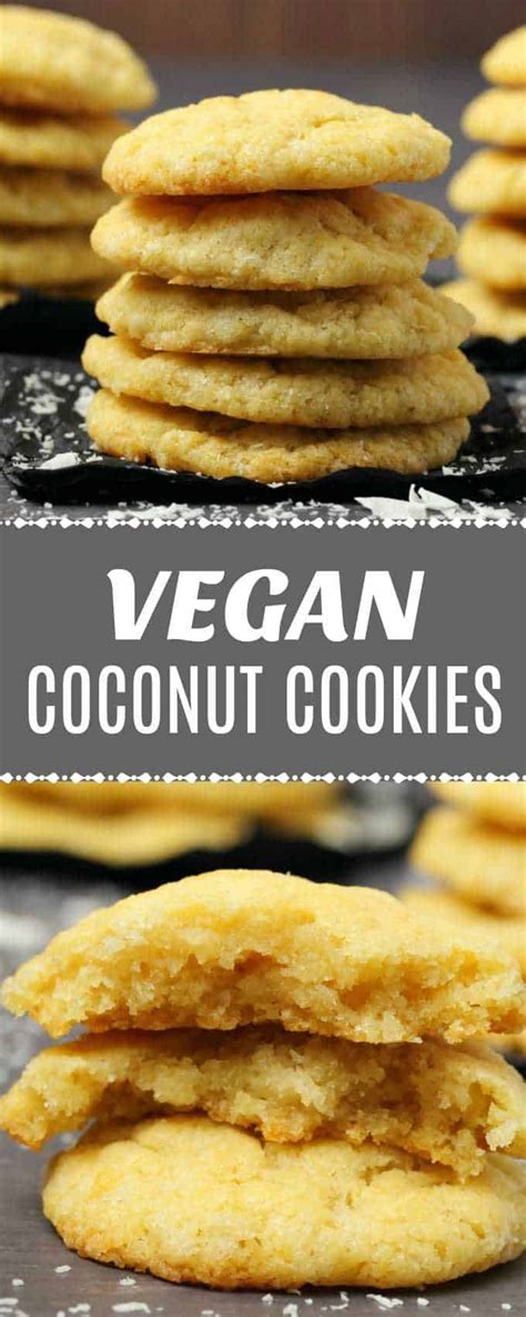 Vegan Coconut Cookies - Loving It Vegan