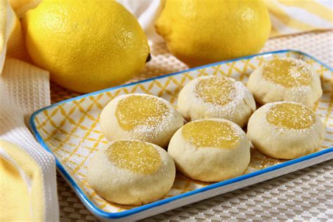 Lemon Curd Thumbprint Cookies Recipe | Allrecipes