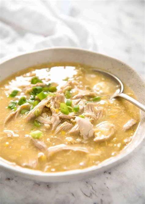Chinese Corn Soup with Chicken | RecipeTin Eats