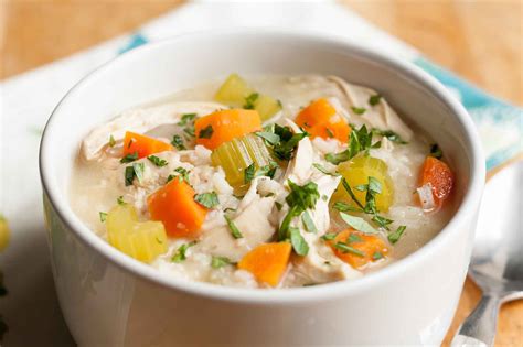 One-Pot Chicken and Rice Soup Recipe - Simply Recipes