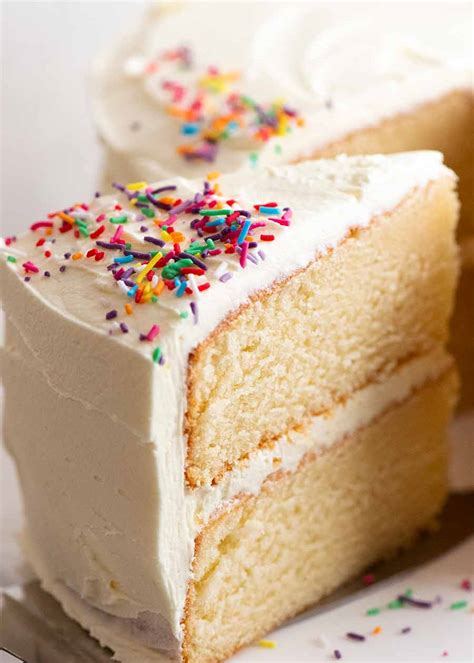 My very best Vanilla Cake - stays moist 4 days! | RecipeTin …