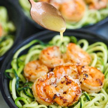 Shrimp Zucchini Noodles Meal Prep - Damn Delicious