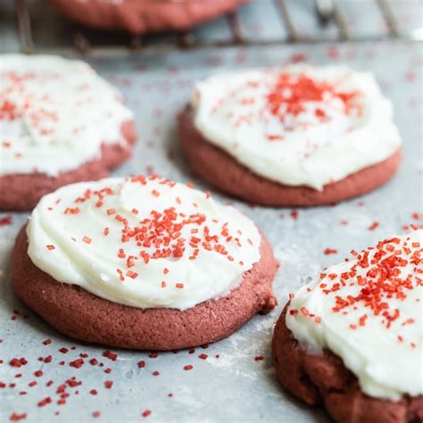 Red Velvet Cookies - Culinary Hill