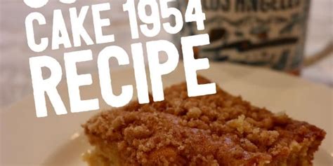 Try the Famous LAUSD Coffee Cake Recipe from 1954