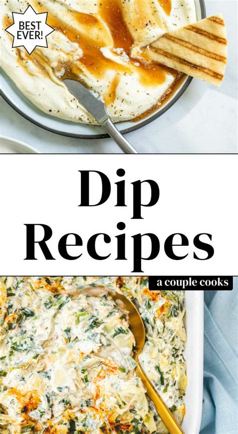 20 Easy Dip Recipes (for Parties & Snacks!) – A Couple …