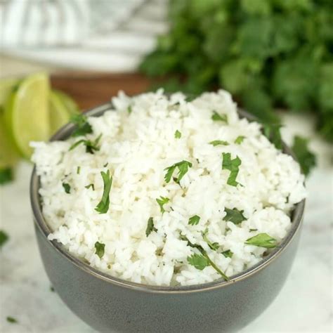 Quick and Easy Cilantro Lime Rice - Eating on a Dime