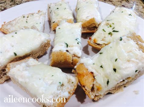 Cheesy Garlic Bread Recipe - Aileen Cooks