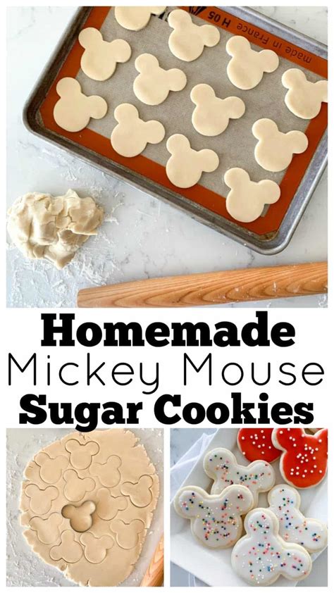 Mickey Mouse Sugar Cookie Recipe | Homemade Disney …