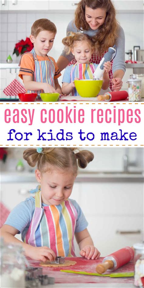 Easy Cookie Recipes for Kids - Mess for Less