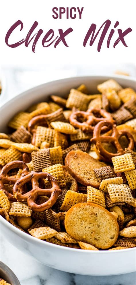Spicy Chex Mix Recipe (Best Snack EVER!) - Isabel Eats …