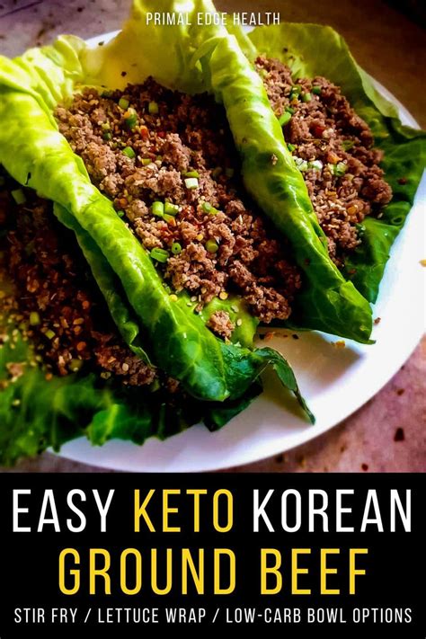 Korean Ground Beef Recipe (Easy, Keto, & Low-Carb)