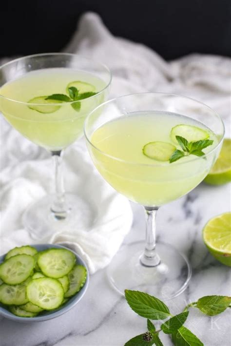 Refreshing Summer Cucumber and Mint Gimlet - Nerds …