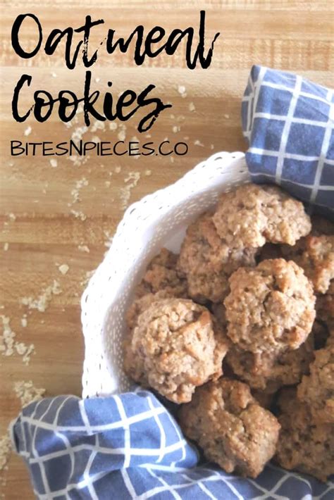 Oatmeal Cookies (with Oil instead of Butter) ⋆ Bites 'N …