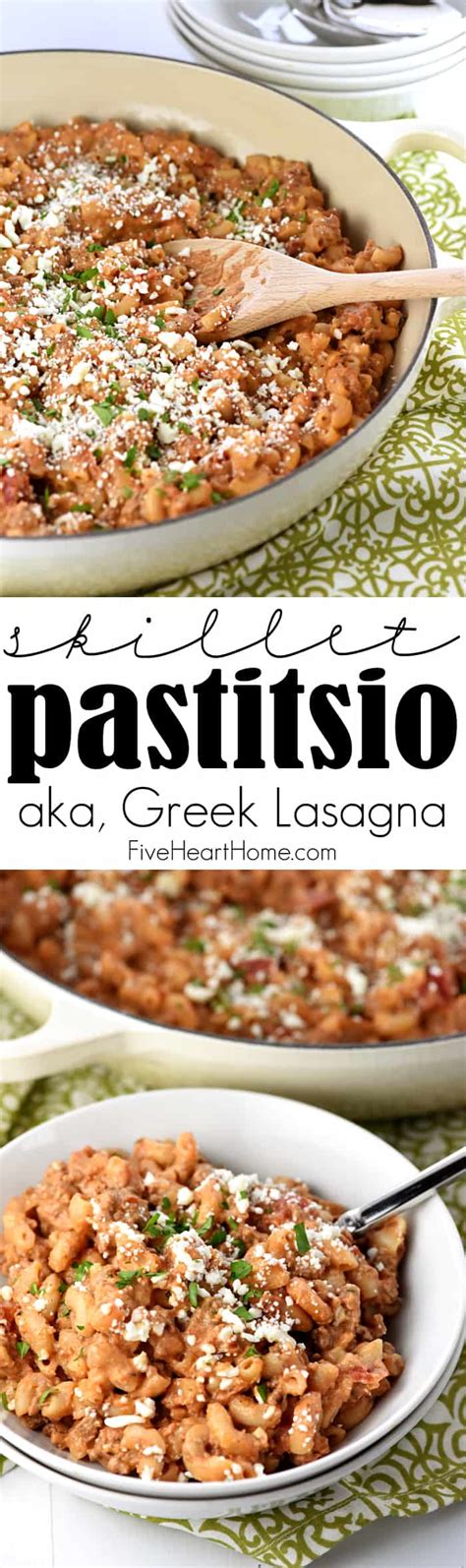 Easy Pastitsio Recipe - FIVEheartHOME