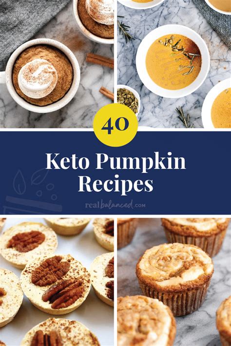 40 Keto Pumpkin Recipes - realbalanced.com