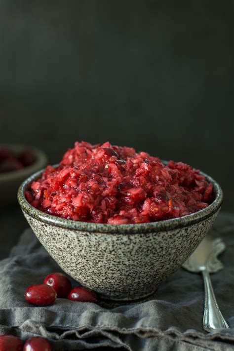 Easy No-Cook Cranberry Apple Relish - Simply So Good