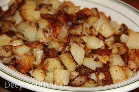 Southern Fried Potatoes - Deep South Dish