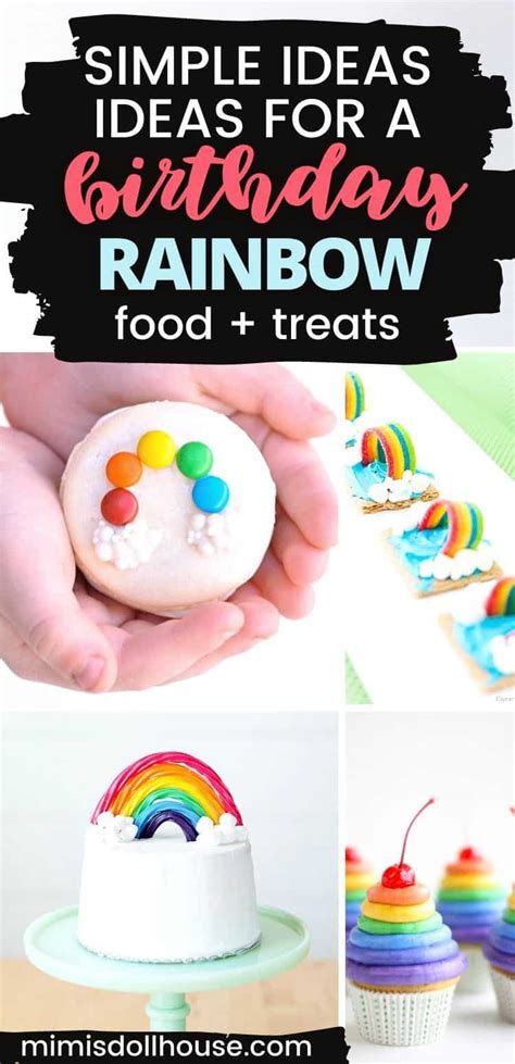 15+ Rainbow Cakes, Cookies - Mimi's Dollhouse