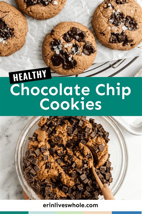 Healthy Chocolate Chip Cookies Recipe - Erin Lives Whole