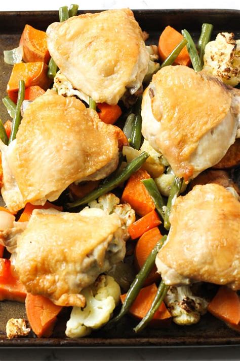 One-Pan Crispy Chicken Thighs and Vegetables | Cook It …