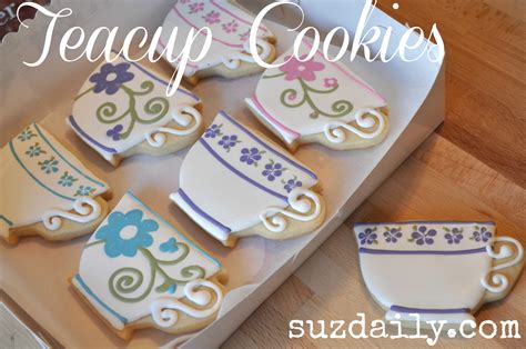 How to Make Teacup Cookies – Downton Abbey Cookies – Suz Daily