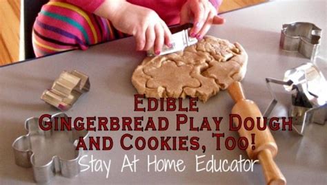 Edible Gingerbread Play Dough Cookie Recipe