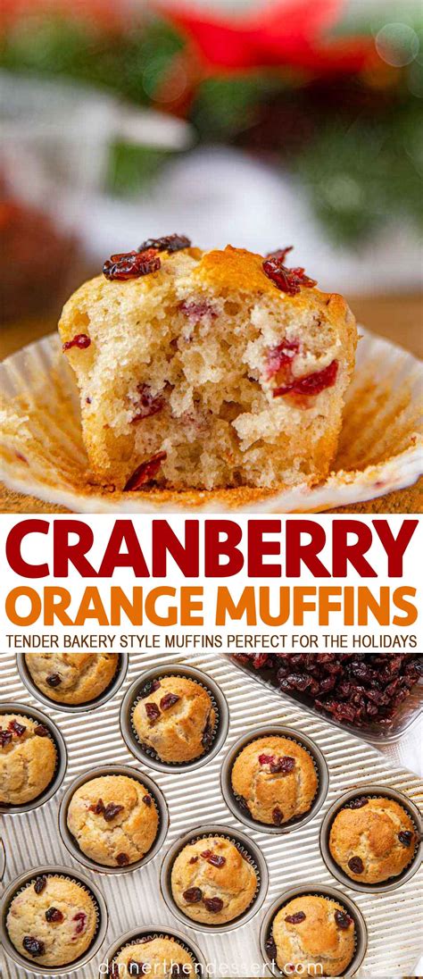 Cranberry Orange Muffins Recipe - Dinner, then Dessert