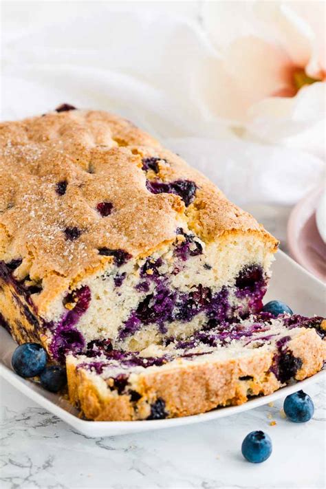 Blueberry Bread {An EASY one-bowl quick bread!} | Plated …