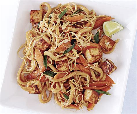 Spicy Pan-Fried Noodles with Tofu - Recipe
