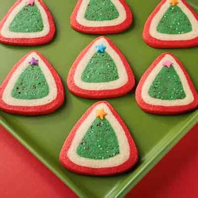 Christmas Tree Slice & Bake Cookies Recipe | Land O’Lakes