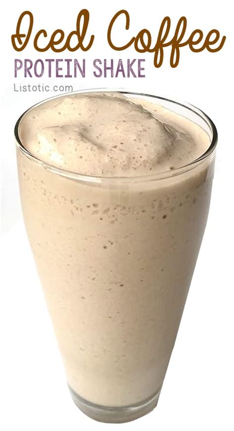 Iced Coffee Protein Shake Recipe - Listotic