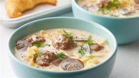 Slow-Cooker Swedish Meatball Soup Recipe