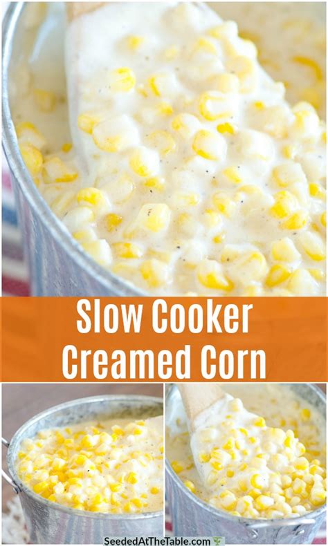 Slow Cooker Creamed Corn (Rudy's BBQ Copycat)