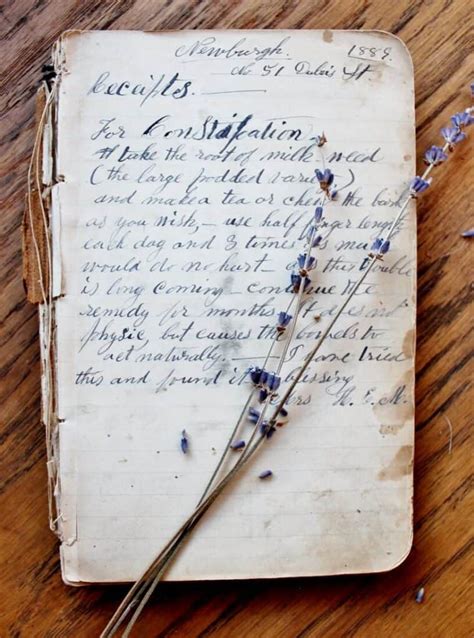 Antique Handwritten Recipe Book Guide [History & Values]