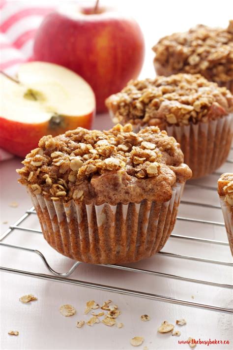 Apple Crumble Muffins - The Busy Baker