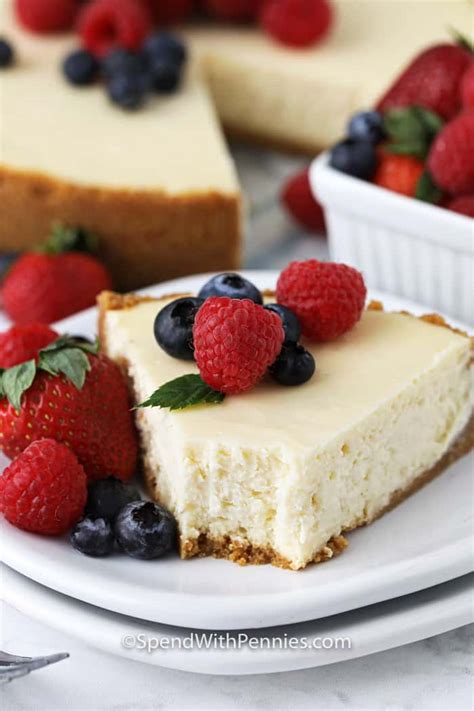 Easy Cheesecake Recipe - Spend With Pennies