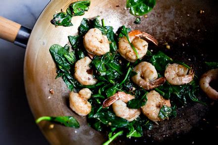 Stir-Fried Sesame Shrimp and Spinach Recipe - NYT …