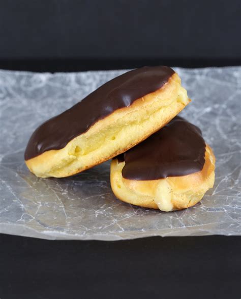 Gluten Free Chocolate Éclairs - filled with delicious pastry …