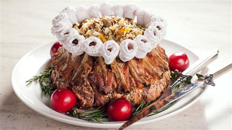 Crown Roast of Pork with Wild Rice Stuffing Recipe | PBS …