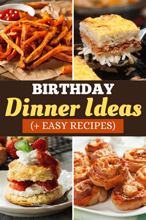 30 Birthday Dinner Ideas (+ Easy Recipes) - Insanely Good