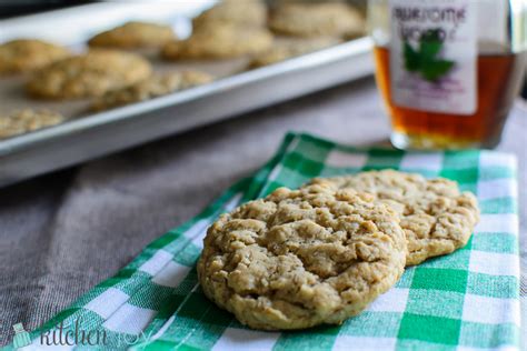 Chewy Maple Brown Sugar Oatmeal Cookies - Kitchen Joy