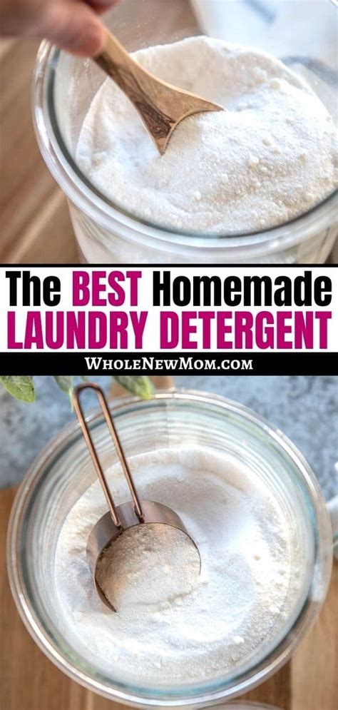 The BEST Non-toxic Homemade Laundry Detergent