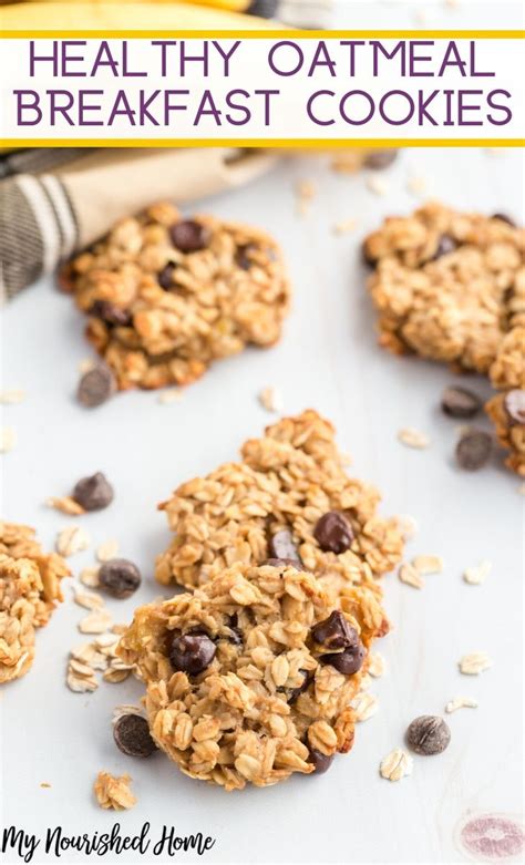 Healthy Oatmeal Breakfast Cookies | My Nourished Home