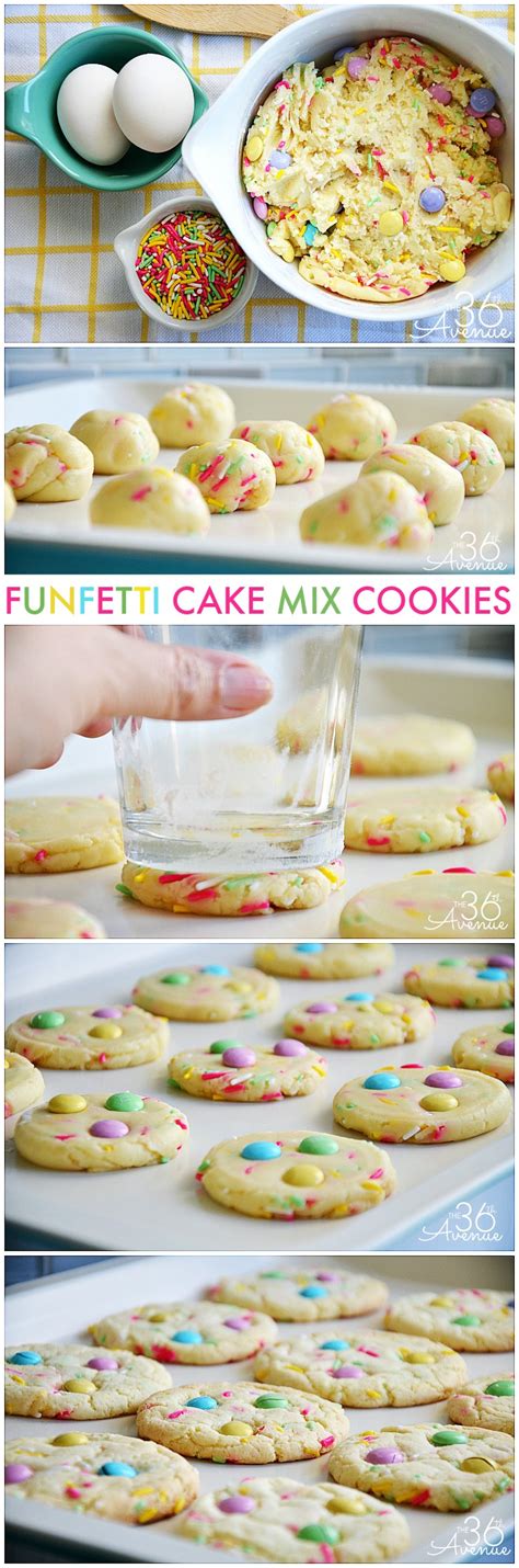 Cookie Recipes – Funfetti Cake Mix Cookies | The 36th …