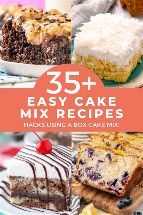 35+ Easy Cake Mix Recipes - Hacks Using A Box Cake …